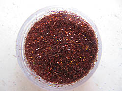 Пісок для дизайну нігтів цегляний шоколад.