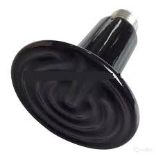 Інфрачервона лампа керамічна випромінювач для обігріву тварин та птиці 50W, фото 1