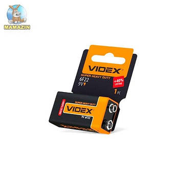 Батарейка 6F22 9V "Videx" 114038