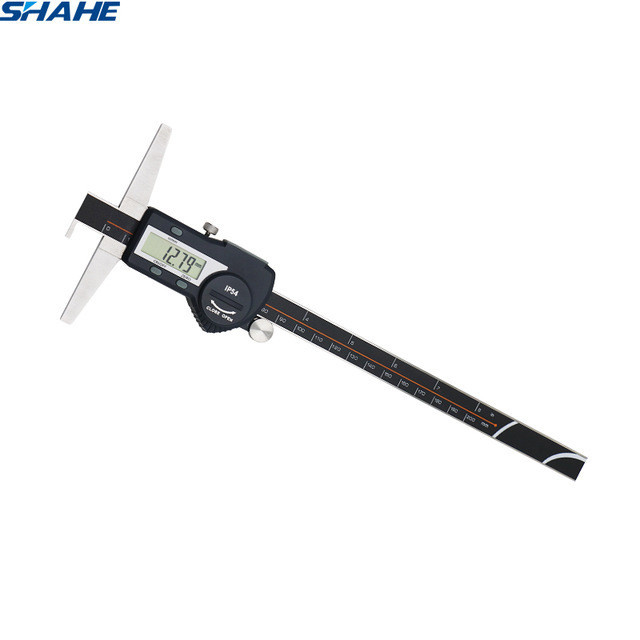Штангенглубиномер з гачком Shahe 0-200 мм/0,01 мм (5113-200A)