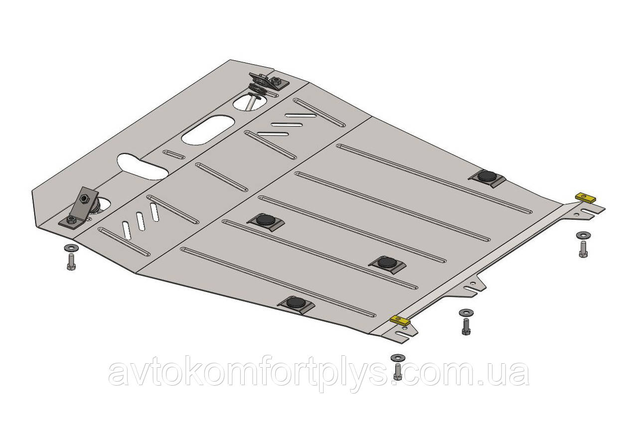 Металева (сталева) захист двигуна (картера) Peugeot 4008 (2012-) (всі об'єми), фото 1
