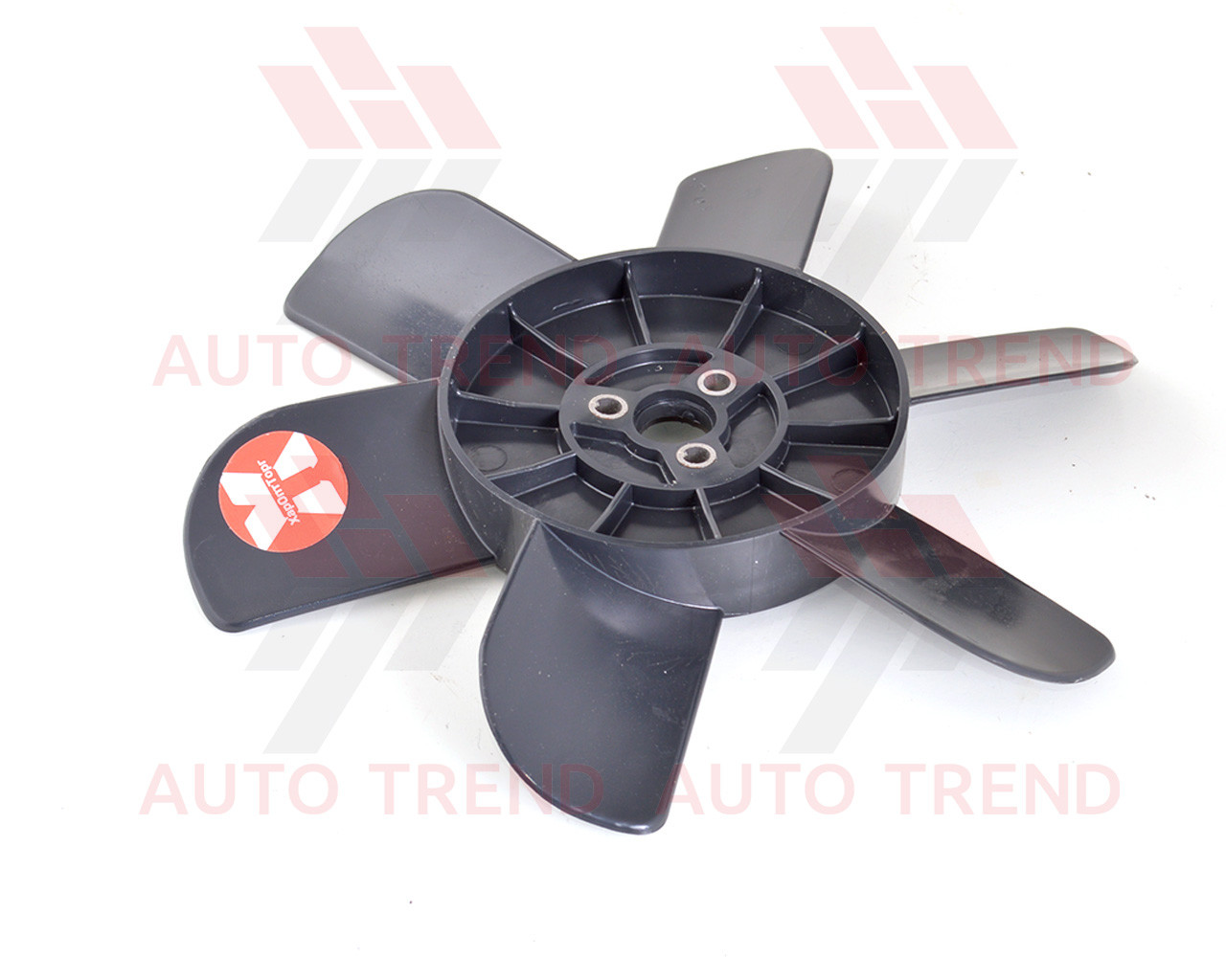 Крильчатка вентилятора радіатора ВАЗ 2101-07, 2121, 21213, 6 лоп. з метав. втулкою, чорна