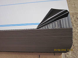 Неіржавкий лист 0,8х1500х3000 мм, AISI 430 (12X17),K320+РЕ