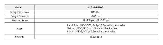 коллектор    двухвентельный  VALUE  VMG -4 R410- шланги 90 см 