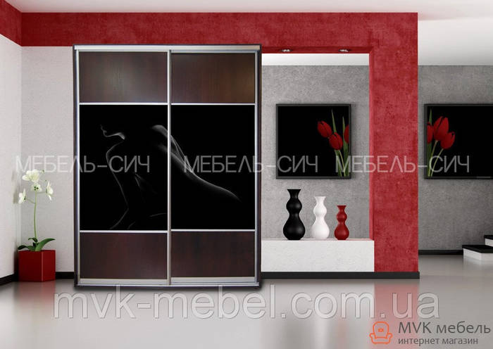 Прямой шкаф-купе в прихожую (06/22) 1500х600х2200, цена 4962 грн — Prom ...