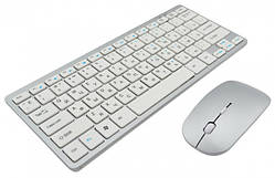 Бездротовий комплект (клавіатура і мишка) UKC 901 Срібний