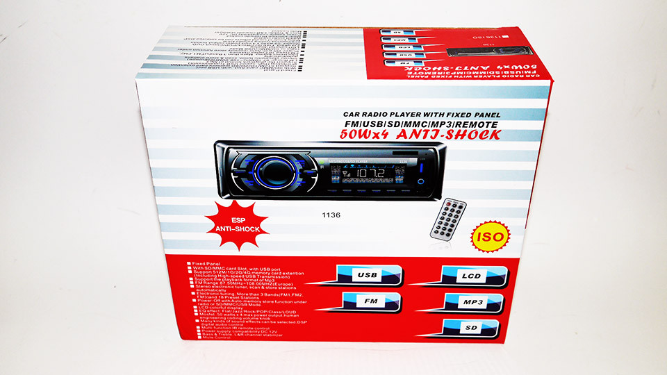 Автомагнитола 1136 ISO - MP3+FM+USB+SD-карта! - фото 6 - id-p550643326