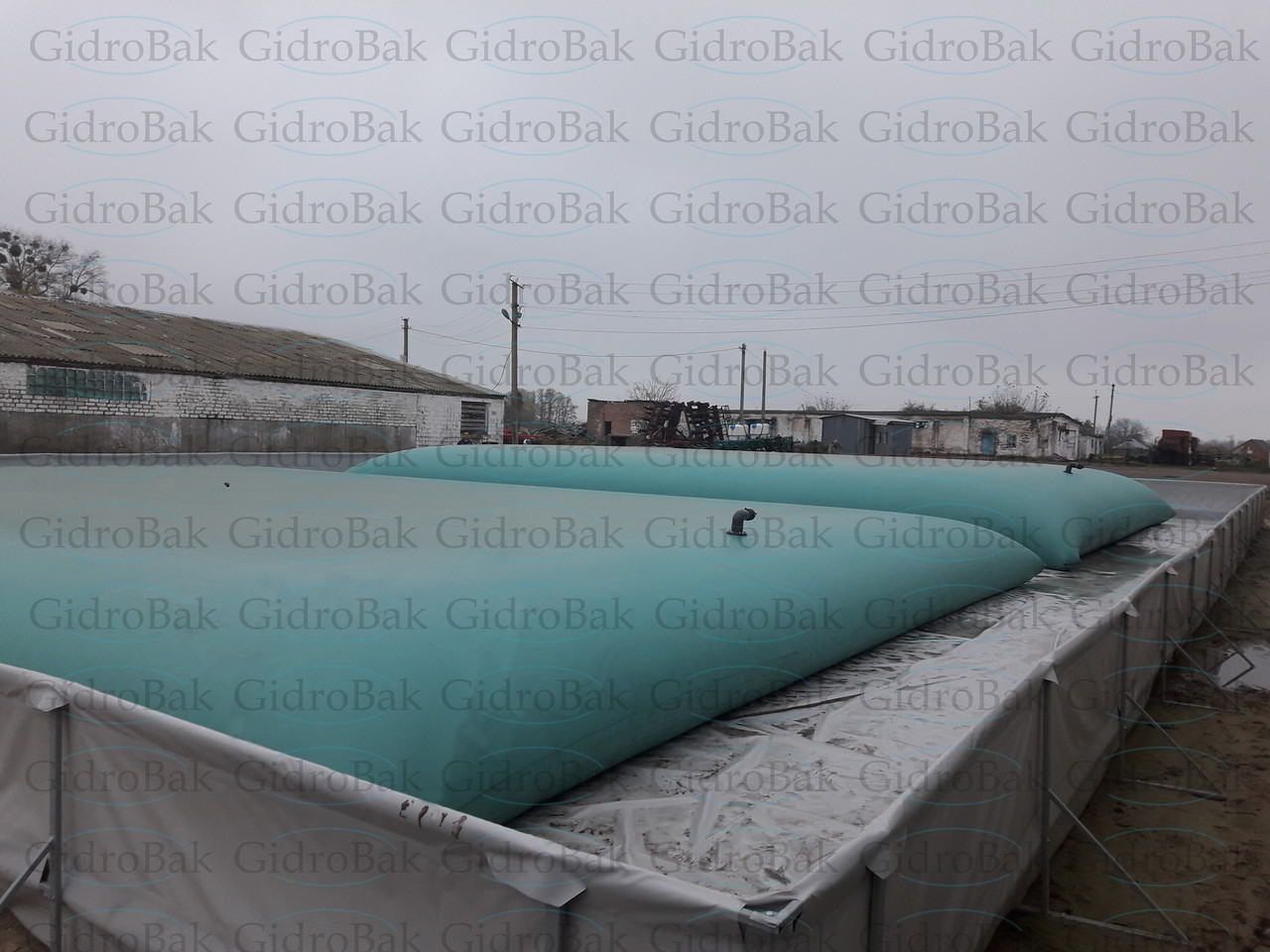 Резервуар для КАС, жидких удобрений Гидробак 300 м.куб. - фото 7 - id-p261556877