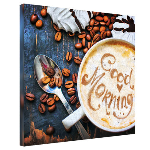 Картина на полотні на стіну для інтер`єру/спальні/прихожої Good Morning 65х65 см (H6565_YM004)