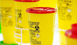 Контейнери та пакети для медичних відходів