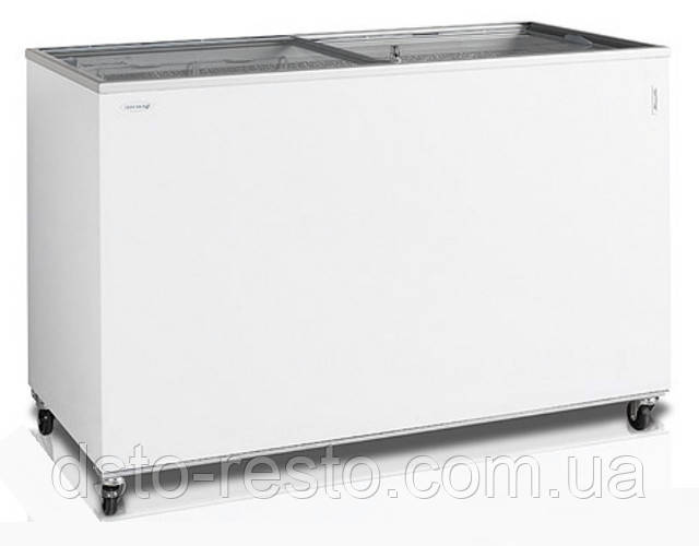 Морозильний лар з прямим склом (для морозива) TEFCOLD IC400SC