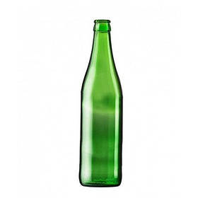 Пивна пляшка 0,5 літра (зелене скло) під кроненпробку