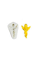 Молд силіконовий для мастики Ангелочок змійкий 3,7 см 4,7 см