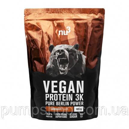 Веганський протеїн nu3 VEGAN Protein 3k 1000 г, фото 1