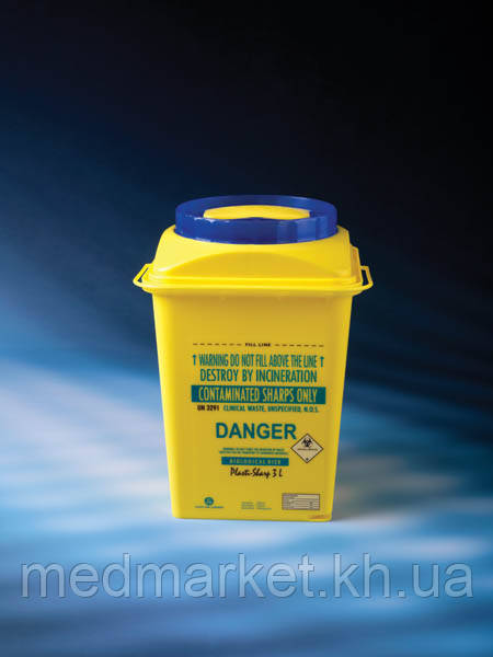 Одноразовий контейнер жовтий Plastilab SH-030 об'ємом 3 л