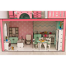 Мебель для кукольного домика Барби - ВАННАЯ КОМНАТА бело-розовая, фото 3