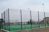 Огородження для спортивних майданчиків ТЕХНА СПОРТ розміри панелі H-1030mm x L-2500mm D-5х4х5 mm, фото 2