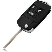 Корпус викидного ключа DODGE Nitro лезо Н160, 3 кнопки (для переділки)