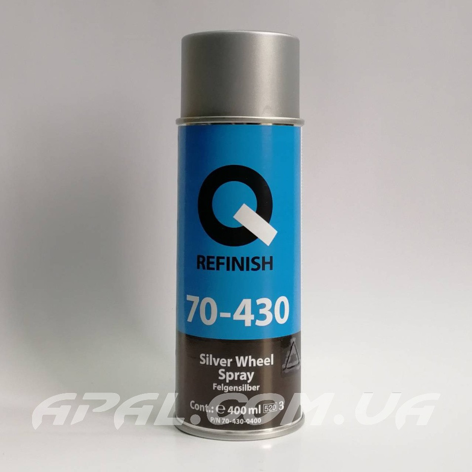 Q-Refinish 70-430 Фарба Silver Wheel Spray, 400мл (аерозоль)
