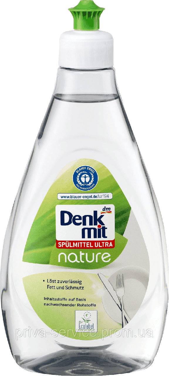 Рідина для миття посуду Denkmit Spülmittel ultra nature, 0,5 l