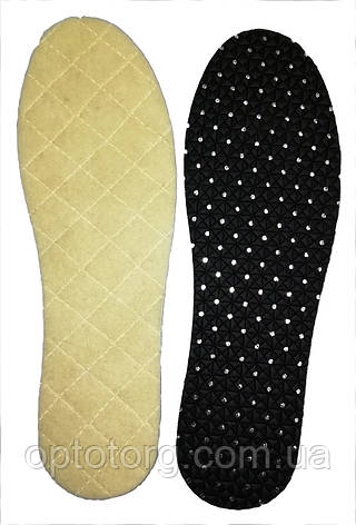 Устілка вовняна з фольгою на латексній основі 35-46 розмірна Кочині (Coccine), фото 1