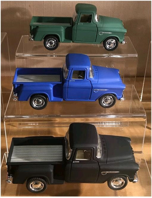 Металева машинка Kinsmart Chevy Stepside Pick-up MATTE COLOR 1955 KT5330WM