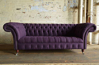 Диван розкладний Chesterfields Windsor 195 см Amaretto 5210 Violet