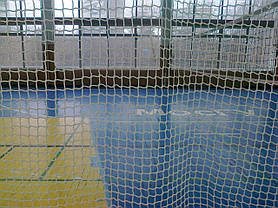 Загороджувальна сітка D 3,5 мм 15 см осередок огороджувальна сітка для спортзалів стадіонів, спортмайданчиків, фото 3