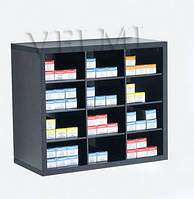 Шафа відкрита для перукарні VM607 ДСП Swisspan Чорний (Velmi TM)