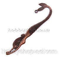 Закладка для книг Русалка мідь (велика)