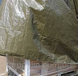 Тент Тарпаулін 100 г/м2 зелений 8х12 м., фото 1