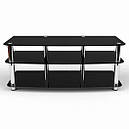 Тумба для ТВ зі скла у вітальню Сігнал+Чорний БЦ-Стол, фото 2