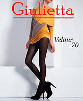 Колготки женские Giulietta Velour 70 коричневые.