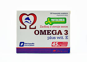 Риб'ячий жир Olimp Omega 3 (45%) + vit E 120 кап.