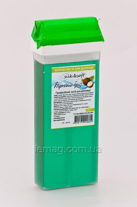 Silk&Soft Ароматизована цукрова паста в касеті - Тропічний бриз, 150 гр, фото 1