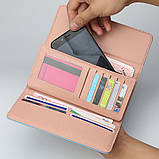 Гаманець жіночий Baellerry потрійного складання чорний, фото 5