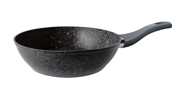 Сковорода Gusto Marble d28 см h7,3 см алюміній з антипригарним покриттям (2105-28 G)