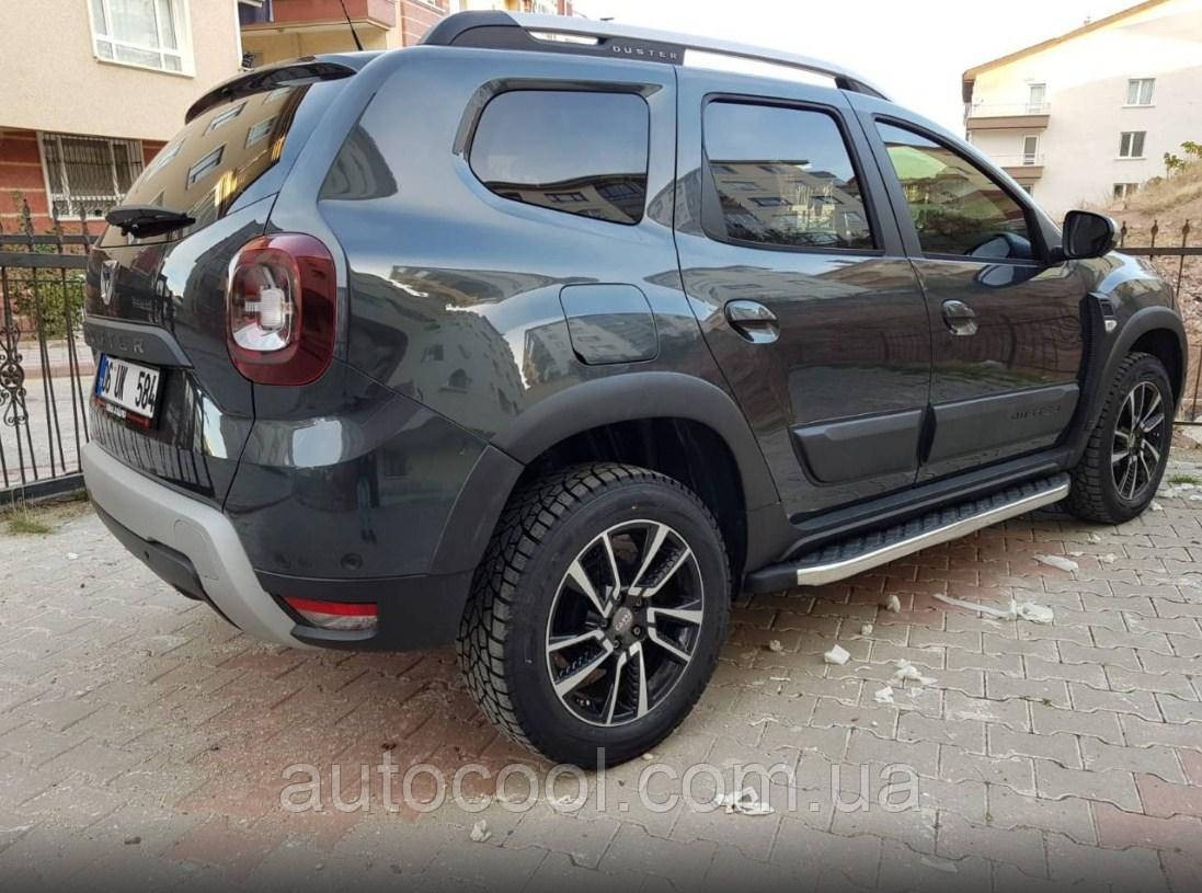 Накладки на арки + молдинги дверей Renault Duster 2018+ г.в. Рено Дастер 