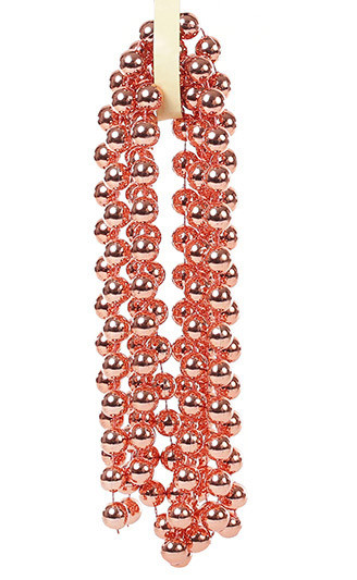 Буси на ялинку, пластикові, колір: мідний 14мм*2,7 м