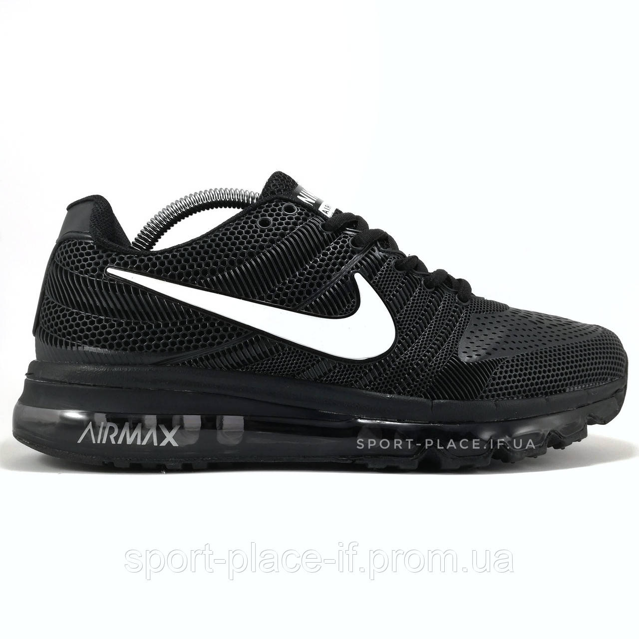 Чоловічі кросівки Nike Air Max 2017 black & white (ліцензія)