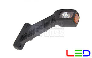 Габарит заносу причепа триколірний Діодний 19 см LED 24v NOKTA