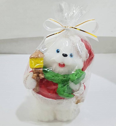 Свічка Ведмедик з ліхтариком / Свічка Ведмедик з ліхтариком 10x4 см, фото 1