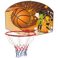 Баскетбольне кільце зі щитом і сіткою (діаметр 45 см)
