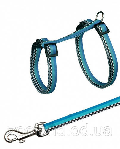 41862 Trixie Cat Harness Modern Котяча шлейка з повідцем, рожевий