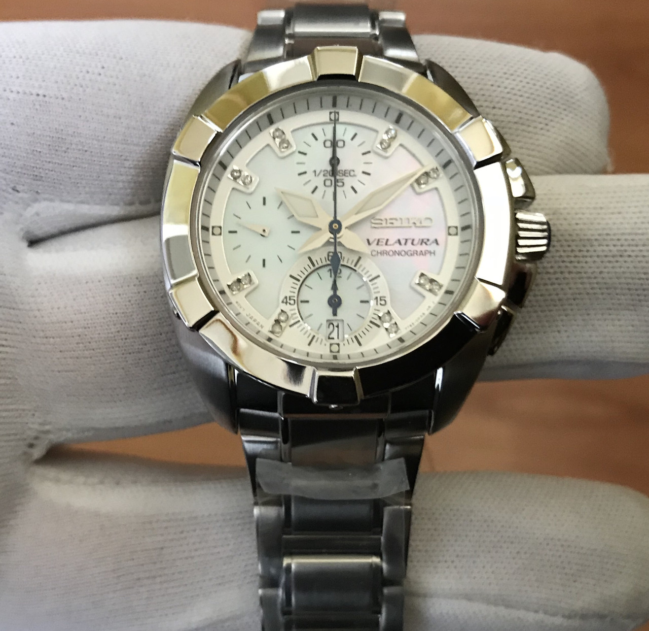 Жіночі Seiko SNDZ19P1 Velatura Chronograph Diamonds SNDZ19P1