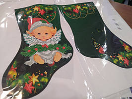 Новорічний чобіток непошита заготовка для вишивки СКВ-166 (Княгиня Ольга)