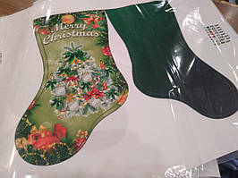 Новорічний чобіток непошита заготовка для вишивки СКВ-167 (Княгиня Ольга)