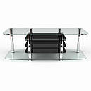 Тумба для ТБ зі скла у вітальню Тектоніт БЦ-Стіл, фото 2