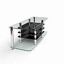 Тумба для ТБ зі скла у вітальню Тектоніт БЦ-Стіл, фото 3