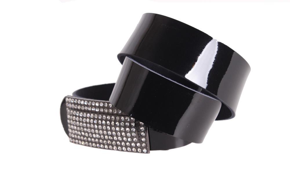 Жіночий ремінь з натуральної шкіри W167 чорний, фото 1